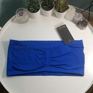 Penningtons blue bandeau bra top 1X NWT